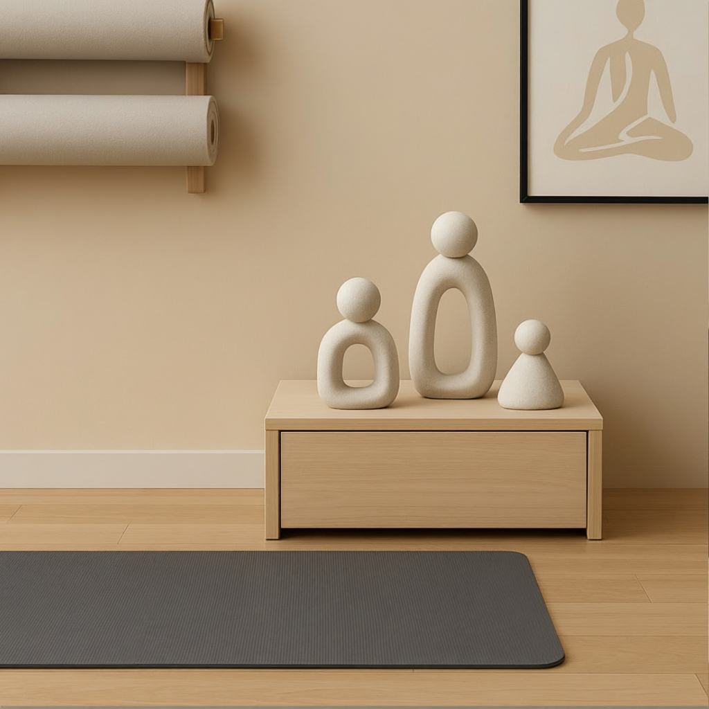 Alera Family Resin Sculpture – Abstract Home Decor for Warm Living Spaces 4