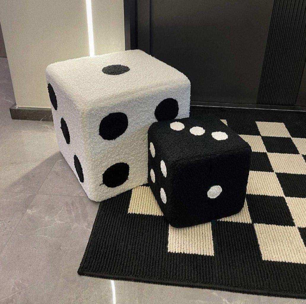 Divo Modern Footstool Ottoman – Durable Acrylic Stylish Seating Solution