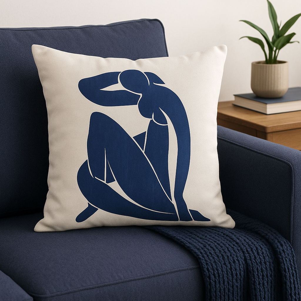 Doven Abstract Cushion Cover – Stylish Design for Home and Office Decor