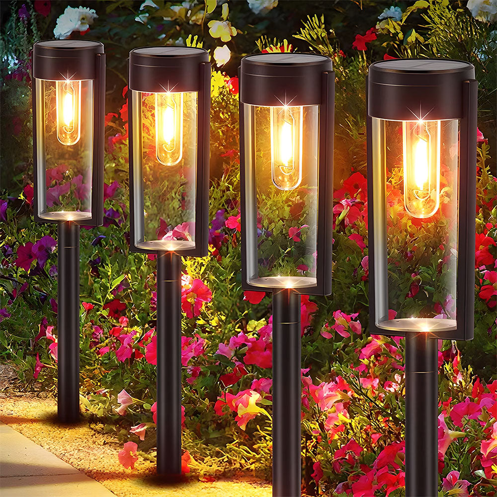 Solvanta Solar Garden Lights Waterproof Adjustable Outdoor Pathway Lighting