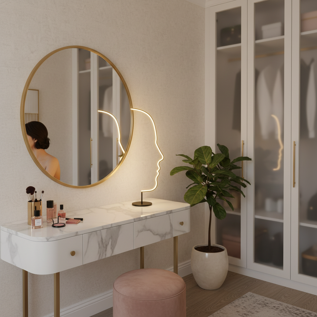 Face Floor Lamp - Modern Standing Lamp for Living Room