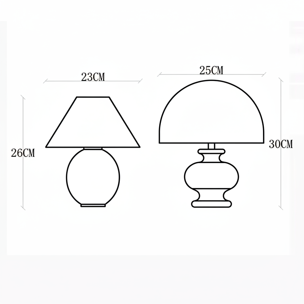 Ash Linen Brown Table Lamp for Warm Bedside Lighting