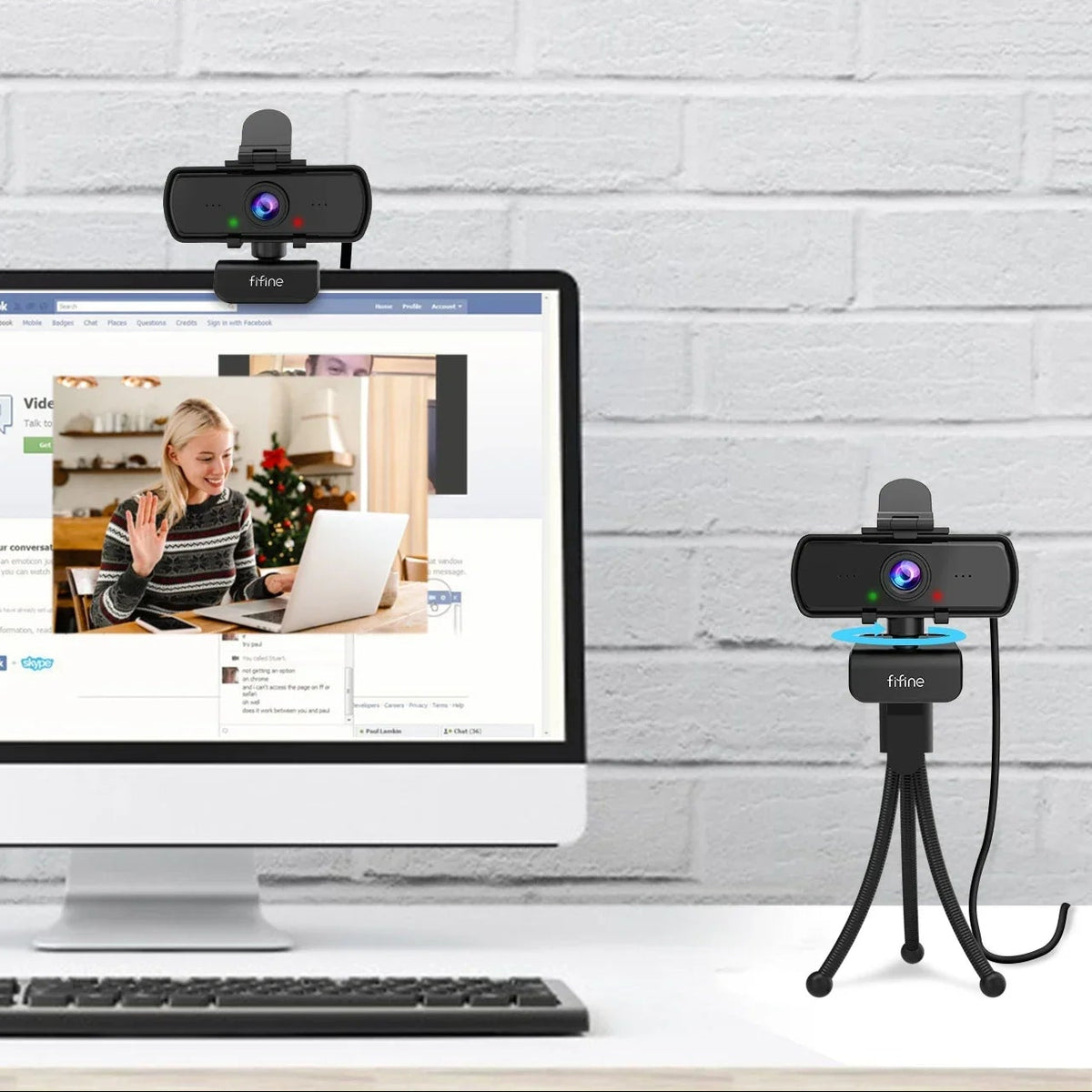 Kaleon 1440p USB Webcam – Wide-Angle Lens for Clear Video Calls 4