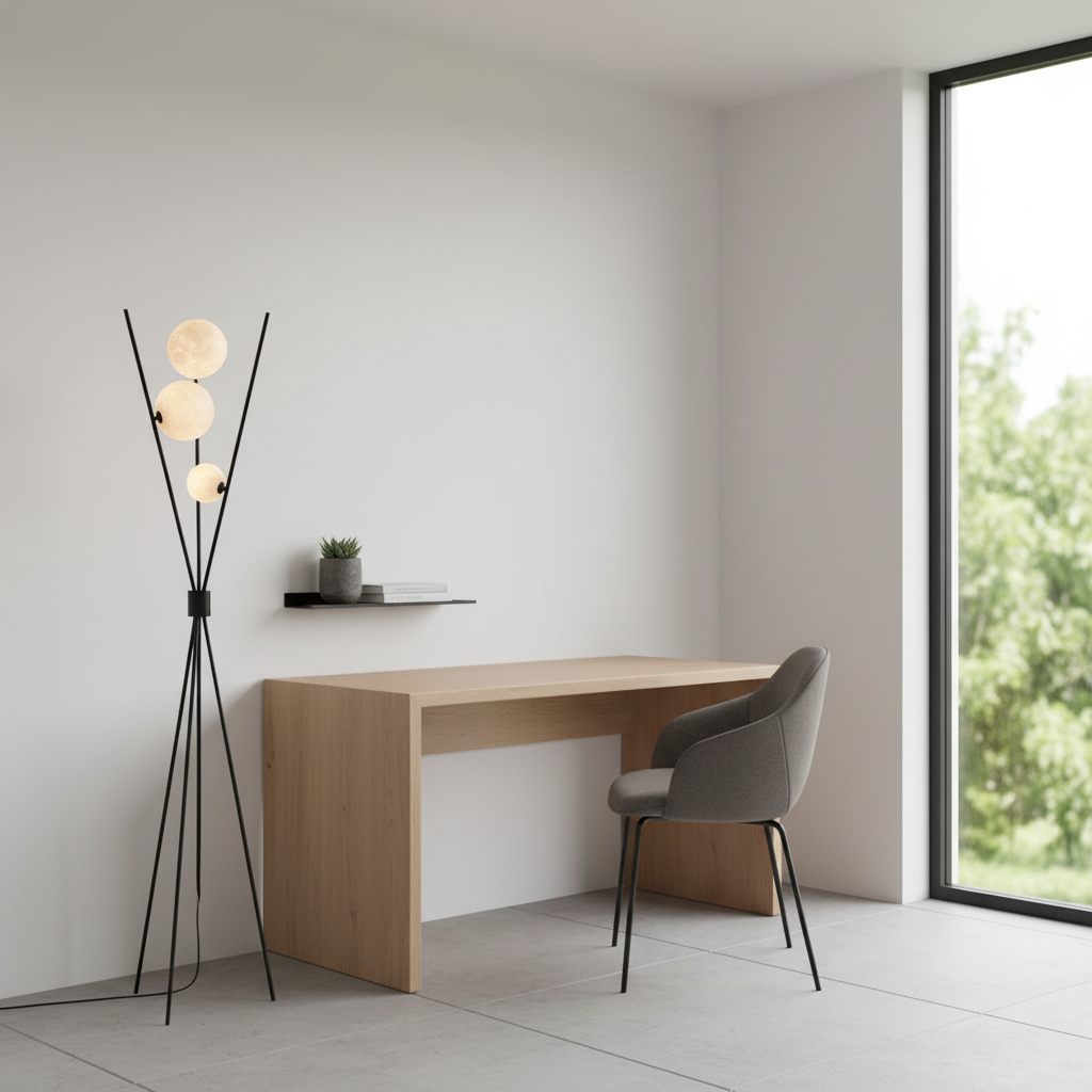 Moonlight Elegance - LED Floor and Table Lamp