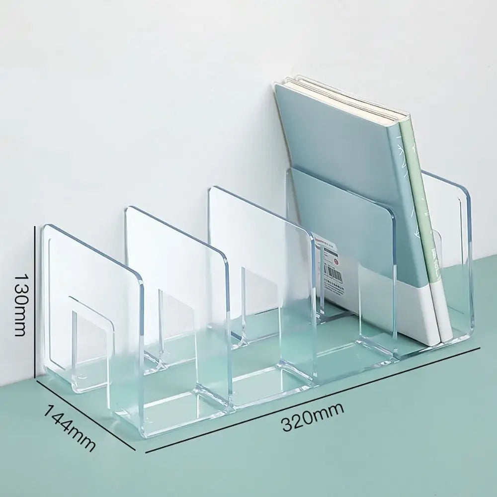 Nexa Acrylic Desk Organizer – Durable 4-Tier Storage for Efficient Workspace 1
