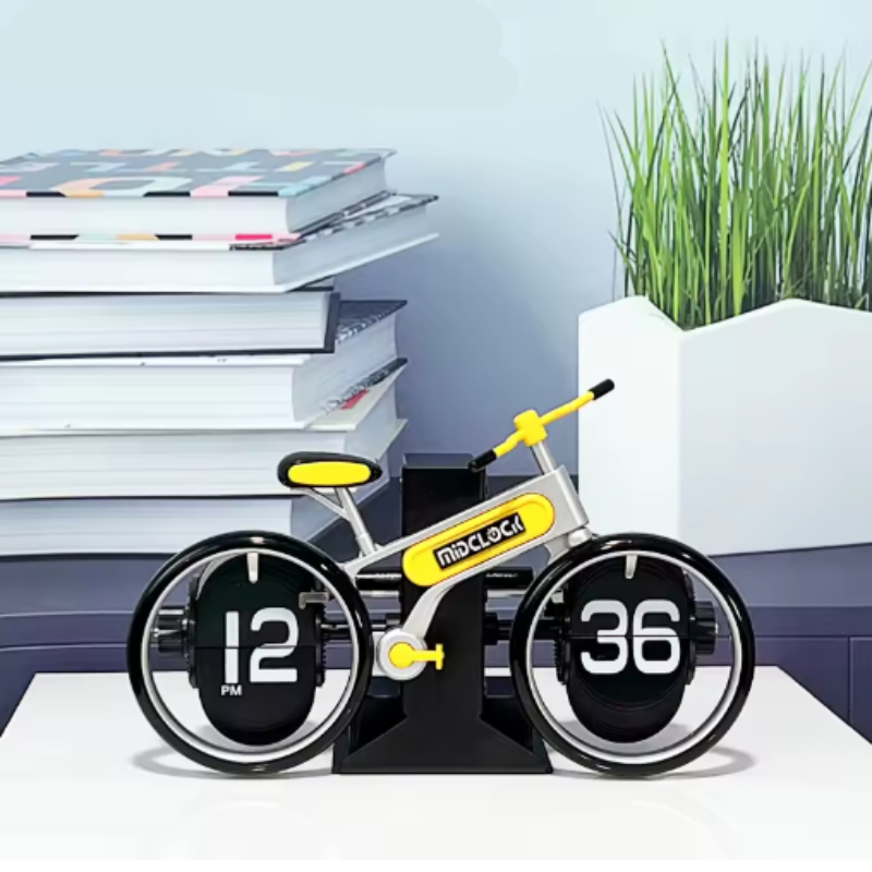Chronix Decorative Bicycle Clock – Creative Retro Design for Unique Gifting