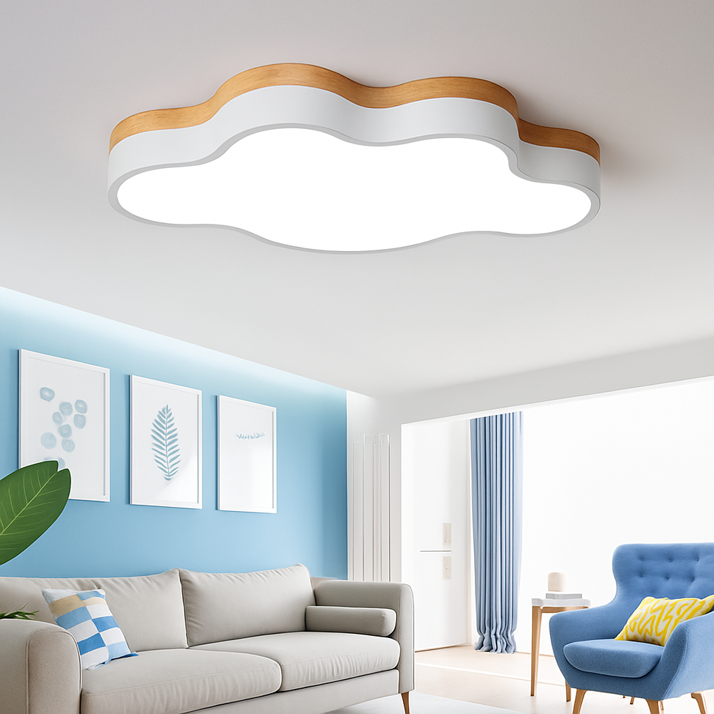 Drift Cloud LED Ceiling Light for Warm Modern Ambiance