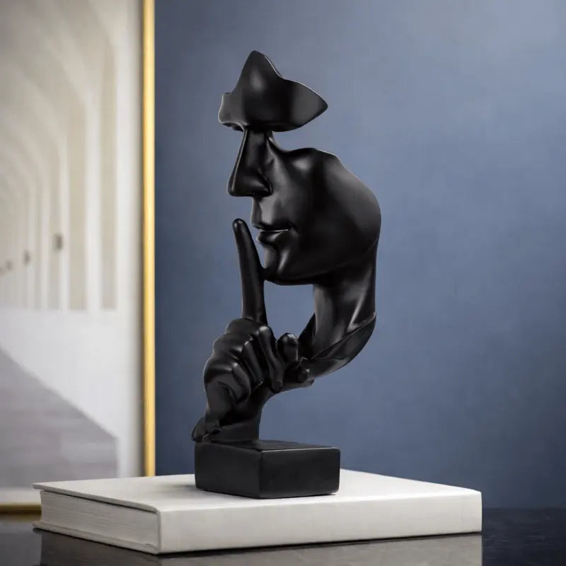 Aeris Abstract Thinker Resin Statue for Calm Reflection
