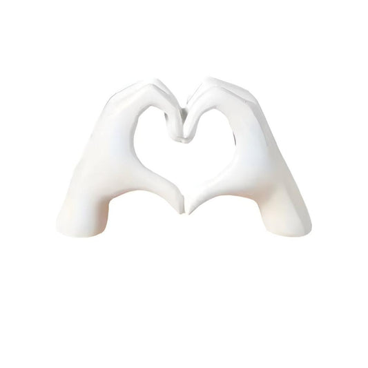 Affinity Decorative Love Hands Wall Sculpture Art – Intricate Heart Gesture for Elegant Home and Office Décor 0