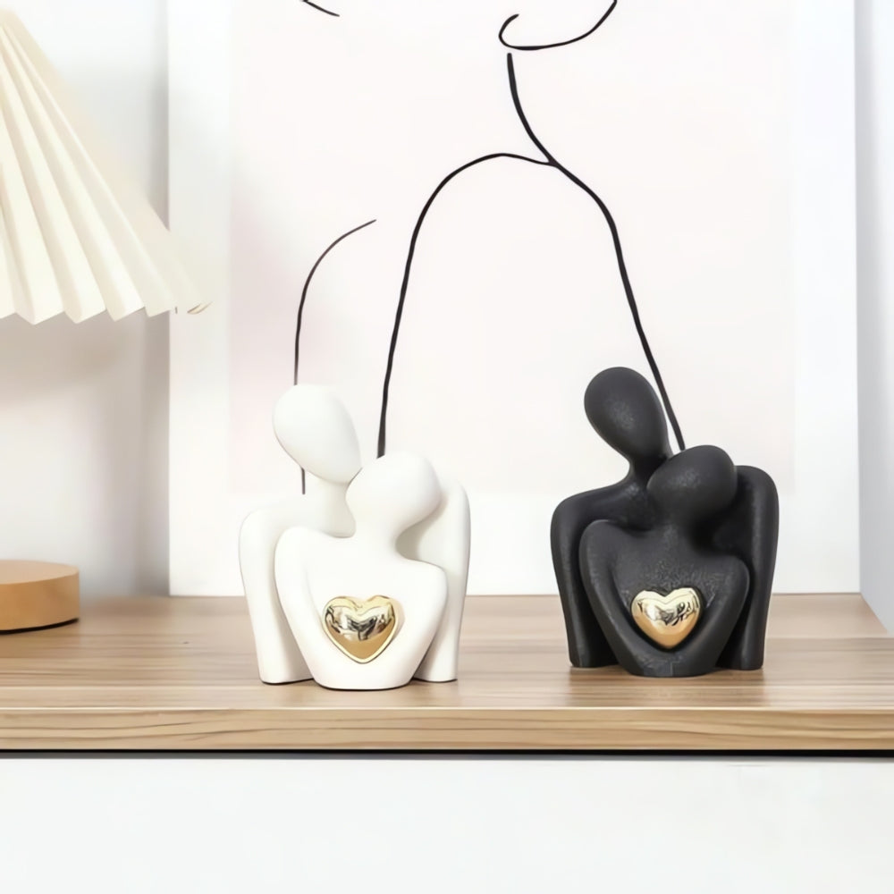 Alera Abstract Lovers Figurine – Minimalist Resin Sculpture for Unity Decor 4
