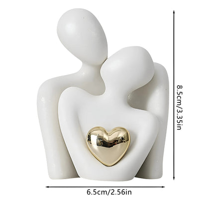 Alera Abstract Lovers Figurine – Minimalist Resin Sculpture for Unity Decor 6