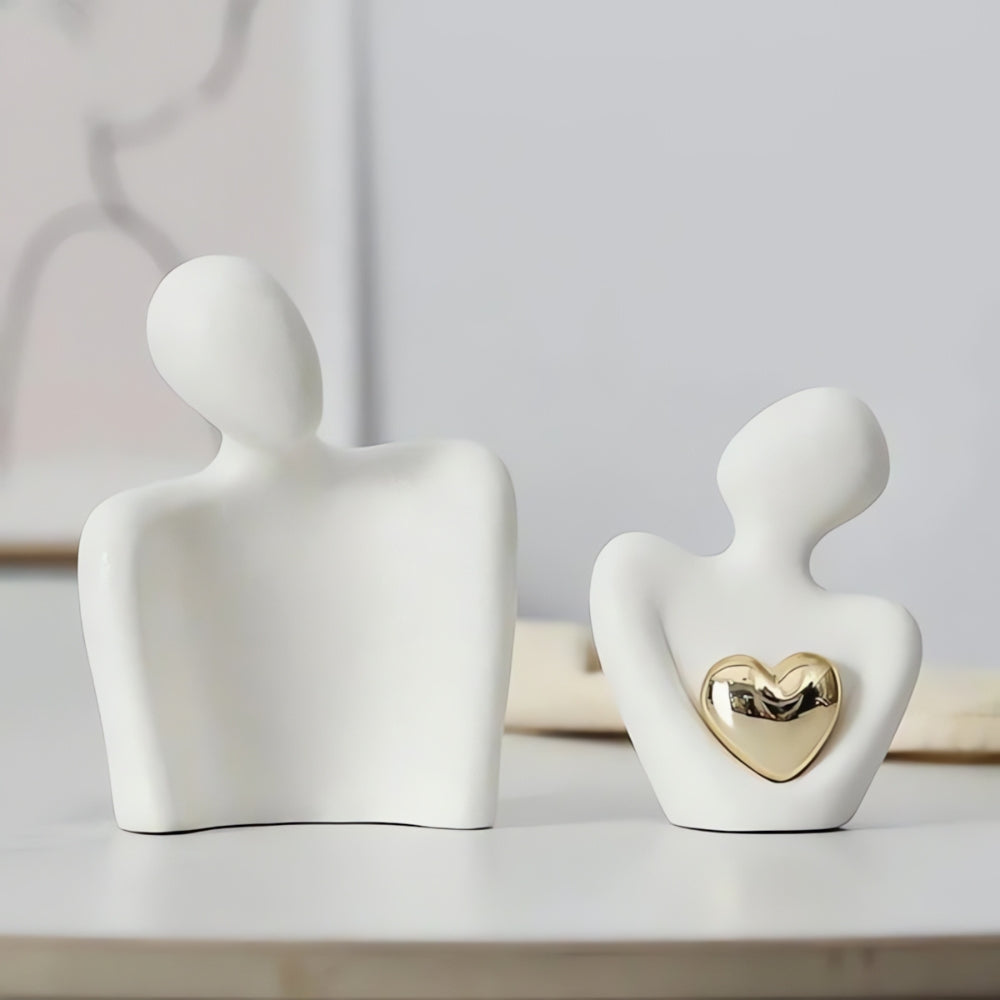 Alera Abstract Lovers Figurine – Minimalist Resin Sculpture for Unity Decor 7