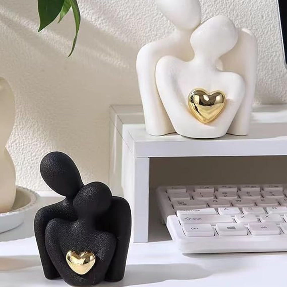 Alera Abstract Lovers Figurine – Minimalist Resin Sculpture for Unity Decor 8