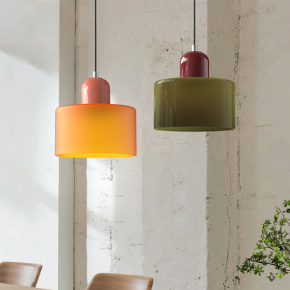 Lunvera Modern Glass Pendant Light – Adjustable Designer Ceiling Lamp for Interiors