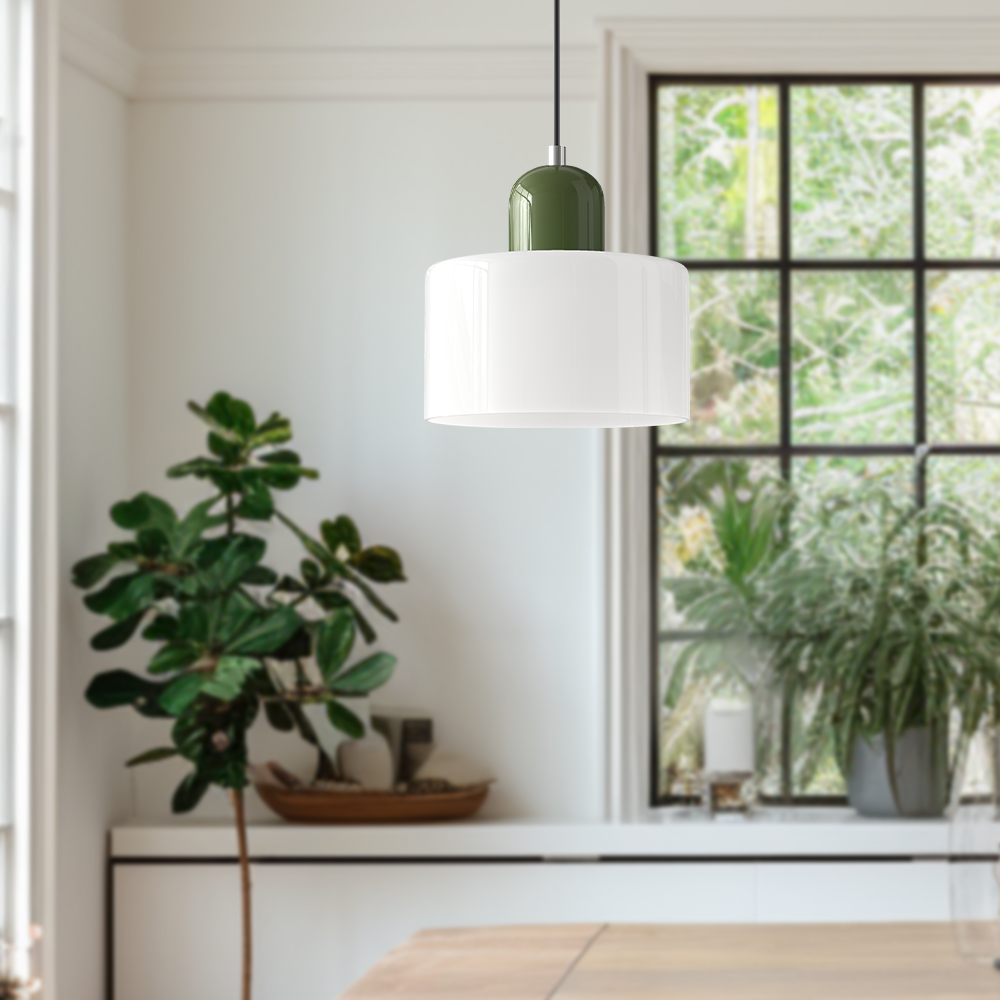 Lunvera Modern Glass Pendant Light – Adjustable Designer Ceiling Lamp for Interiors