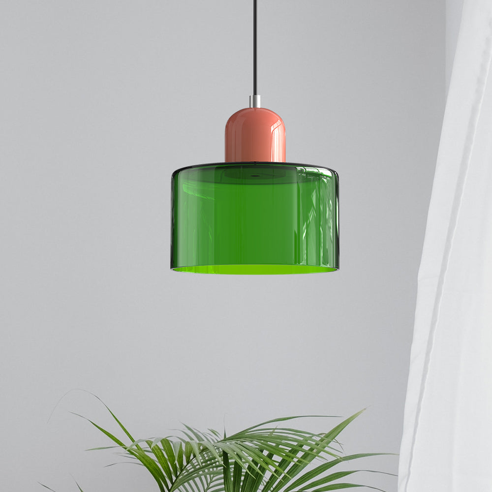 Lunvera Modern Glass Pendant Light – Adjustable Designer Ceiling Lamp for Interiors