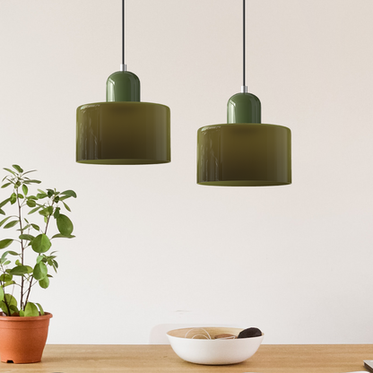Lunvera Modern Glass Pendant Light – Adjustable Designer Ceiling Lamp for Interiors
