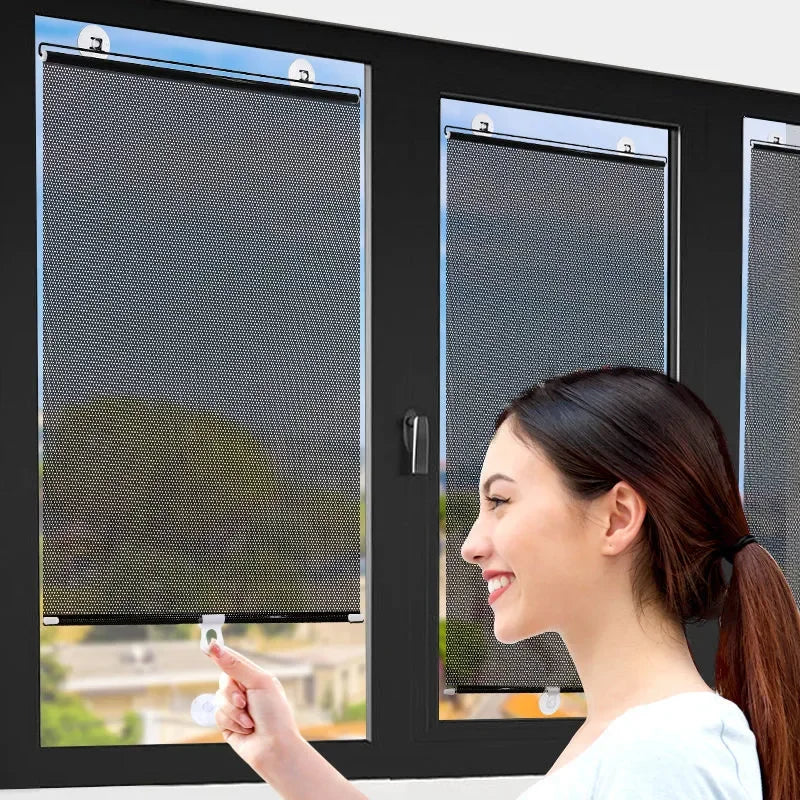 Velora Black Window Screen for Modern Sun Protection and Home Comfort