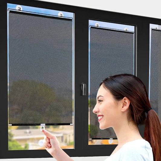 Velora Black Window Screen for Modern Sun Protection and Home Comfort