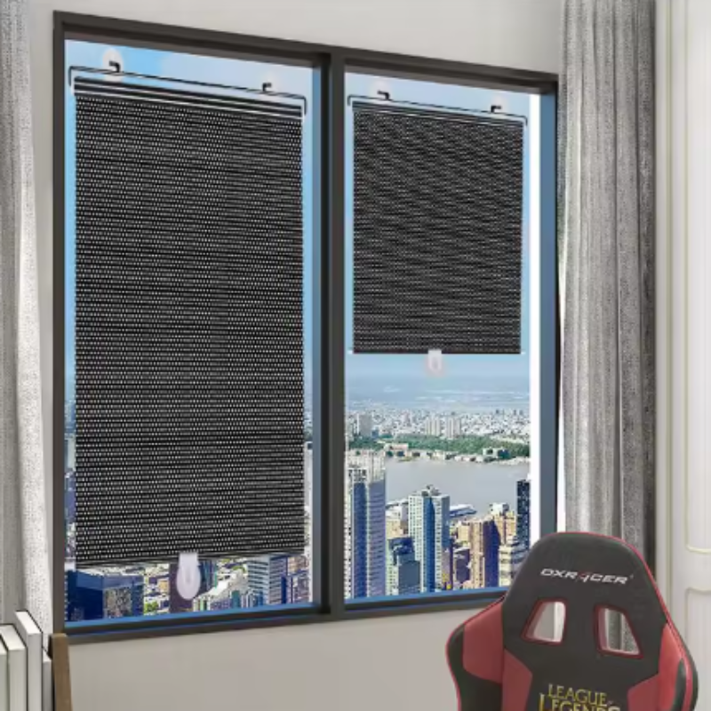 Velora Black Window Screen for Modern Sun Protection and Home Comfort