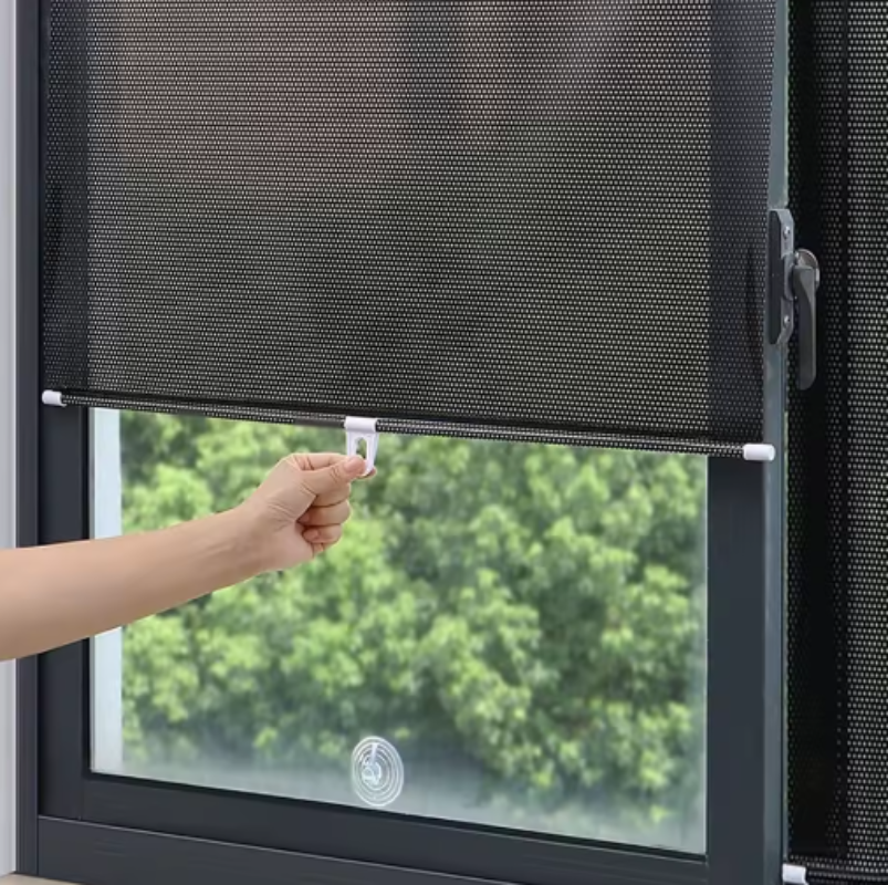 Velora Black Window Screen for Modern Sun Protection and Home Comfort