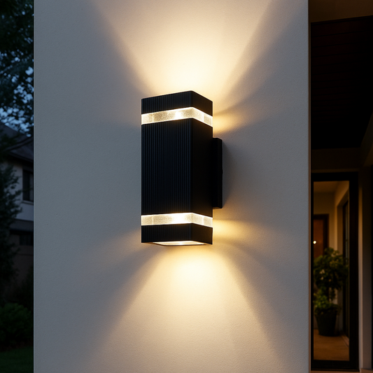 Novara Up Down LED Wall Light for Modern Outdoor Spaces