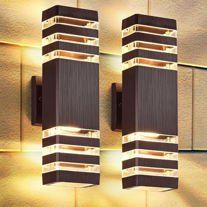Novara Up Down LED Wall Light for Modern Outdoor Spaces