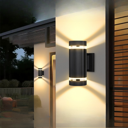 Novara Up Down LED Wall Light for Modern Outdoor Spaces