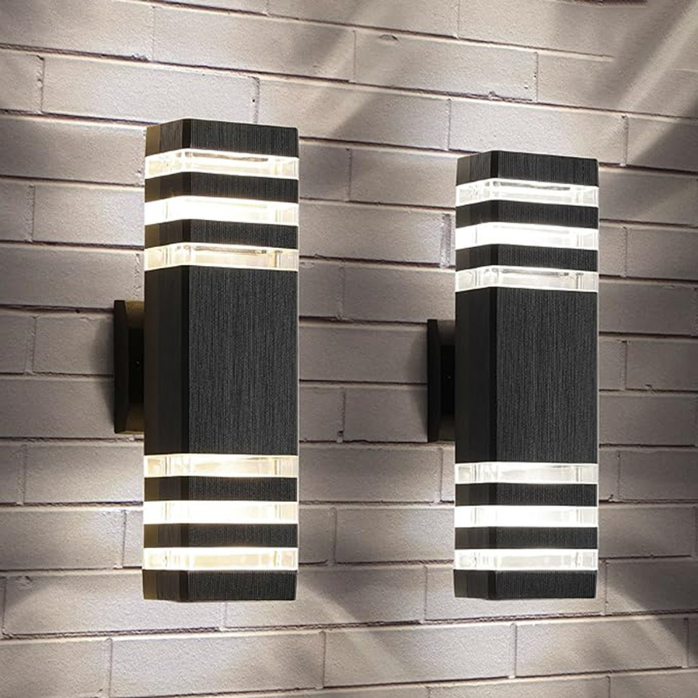 Novara Up Down LED Wall Light for Modern Outdoor Spaces