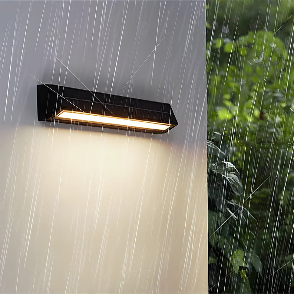 Virelia Solar Acrylic Wall Light – Modern Outdoor Waterproof Garden Illumination