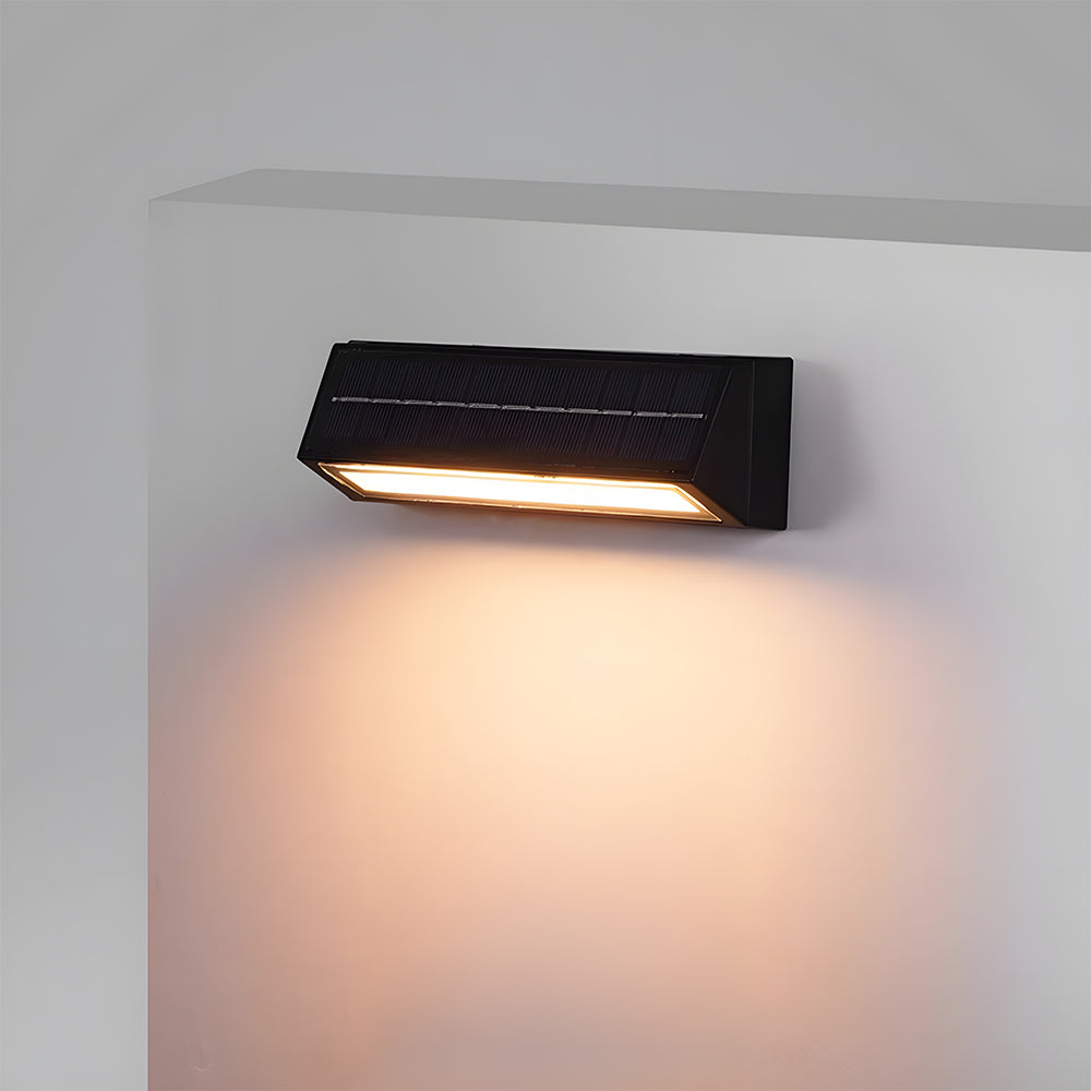 Virelia Solar Acrylic Wall Light – Modern Outdoor Waterproof Garden Illumination