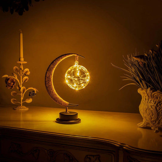 Celestia Moon Glow Lamp with Soft Ambient Night Lighting