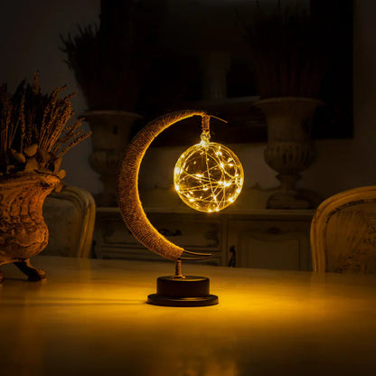 Celestia Moon Glow Lamp with Soft Ambient Night Lighting