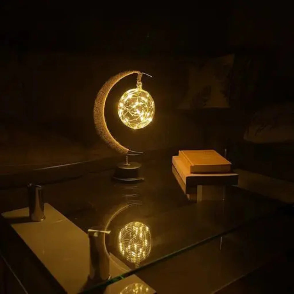 Celestia Moon Glow Lamp with Soft Ambient Night Lighting