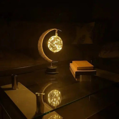 Celestia Moon Glow Lamp with Soft Ambient Night Lighting