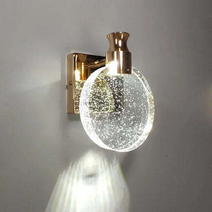 Lunaria Elegant Wall Sconce – Unique Water Drop Design for Warm Ambiance