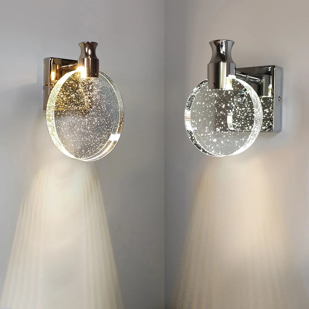 Lunaria Elegant Wall Sconce – Unique Water Drop Design for Warm Ambiance
