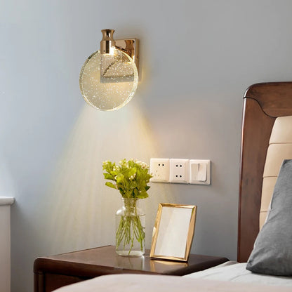 Lunaria Elegant Wall Sconce – Unique Water Drop Design for Warm Ambiance