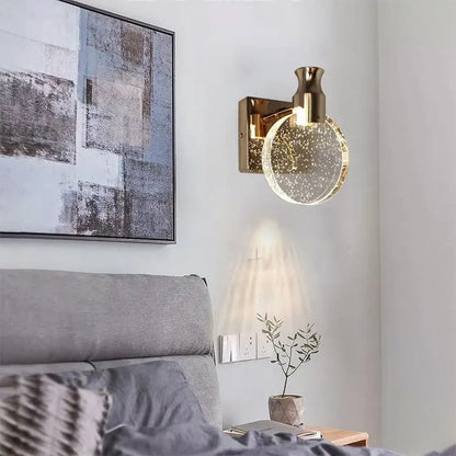 Lunaria Elegant Wall Sconce – Unique Water Drop Design for Warm Ambiance