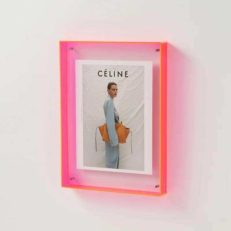 Claritya Floating Acrylic Display Frame – Sleek Design for Stylish Photo Display