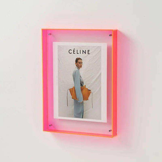 Claritya Floating Acrylic Display Frame – Sleek Design for Stylish Photo Display