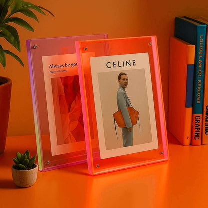 Claritya Floating Acrylic Display Frame – Sleek Design for Stylish Photo Display