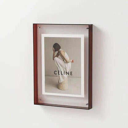 Claritya Floating Acrylic Display Frame – Sleek Design for Stylish Photo Display