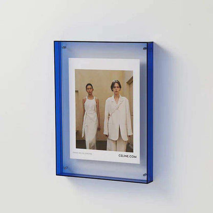 Claritya Floating Acrylic Display Frame – Sleek Design for Stylish Photo Display