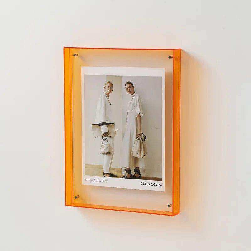 Claritya Floating Acrylic Display Frame – Sleek Design for Stylish Photo Display