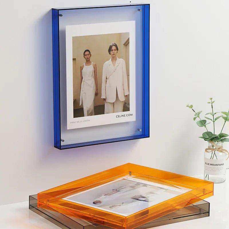 Claritya Floating Acrylic Display Frame – Sleek Design for Stylish Photo Display