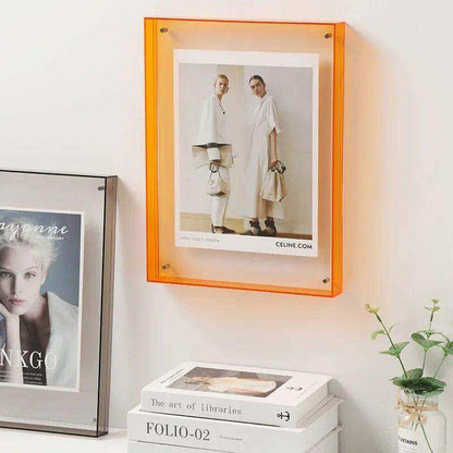 Claritya Floating Acrylic Display Frame – Sleek Design for Stylish Photo Display