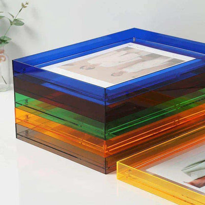 Claritya Floating Acrylic Display Frame – Sleek Design for Stylish Photo Display