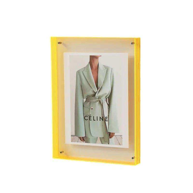 Claritya Floating Acrylic Display Frame – Sleek Design for Stylish Photo Display