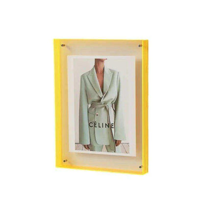 Claritya Floating Acrylic Display Frame – Sleek Design for Stylish Photo Display